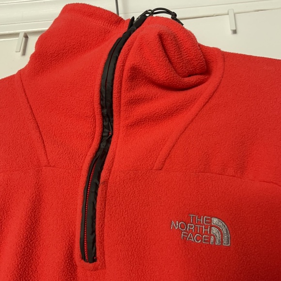 The North Face XLG. Orange & Gray fleece - Picture 2 of 7